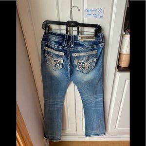 Rock Revival size 28 “Sundee” mid-rise boot cut jeans
